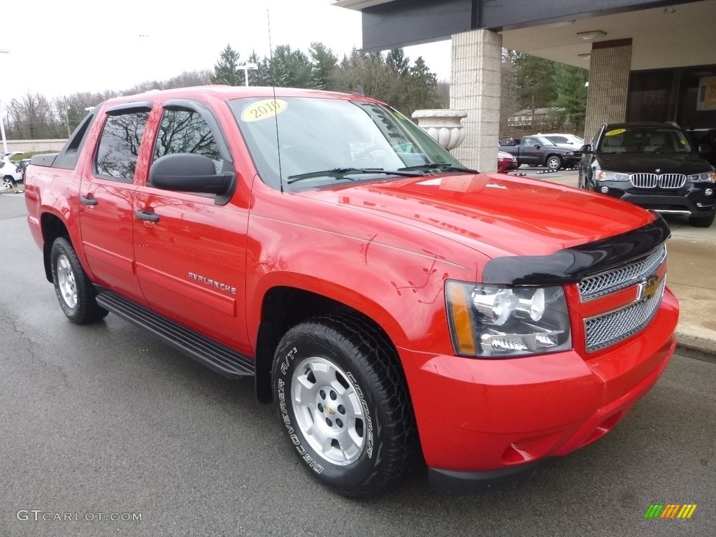 2010 Avalanche LS 4x4 - Victory Red / Ebony photo #3