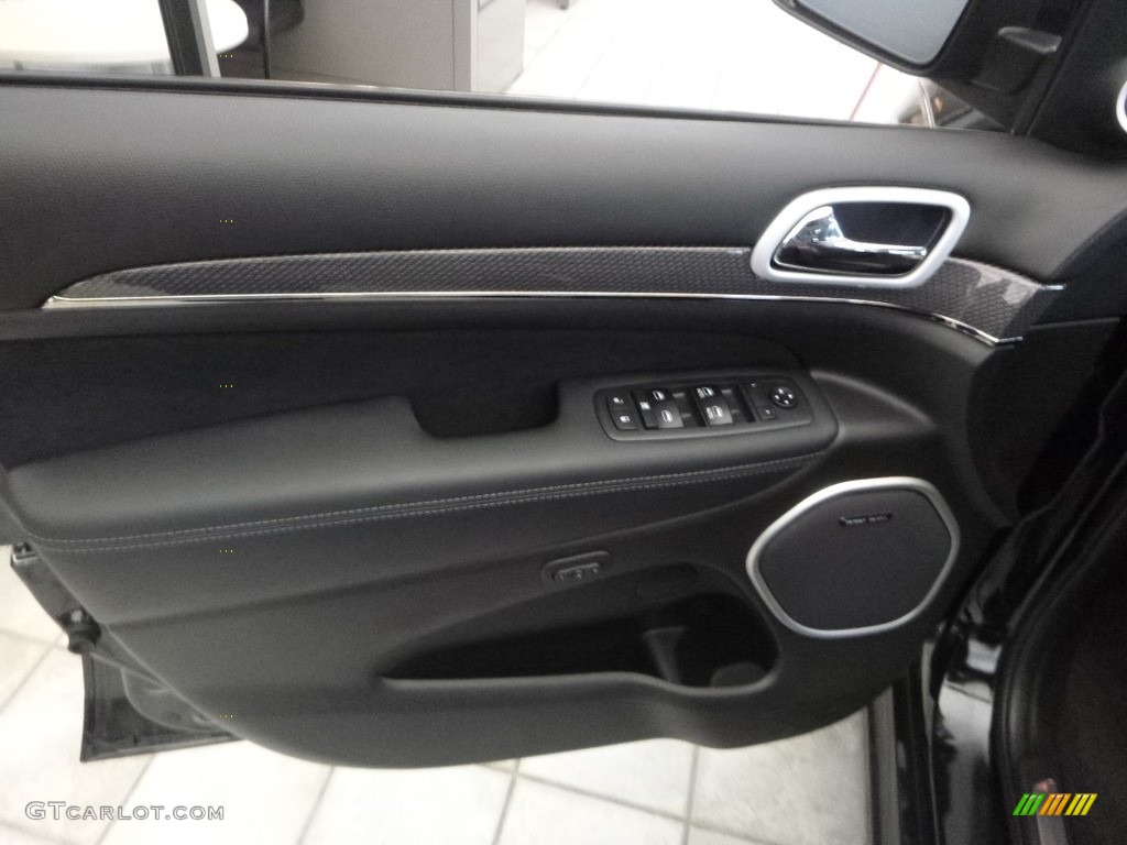 2018 Jeep Grand Cherokee Trackhawk 4x4 Black Door Panel Photo #126739464