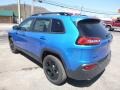 2018 Hydro Blue Pearl Jeep Cherokee Latitude 4x4  photo #3