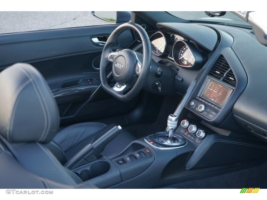 2011 R8 Spyder 5.2 FSI quattro - Daytona Grey Pearl Effect / Black Fine Nappa Leather photo #19