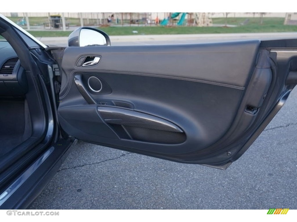 2011 R8 Spyder 5.2 FSI quattro - Daytona Grey Pearl Effect / Black Fine Nappa Leather photo #20