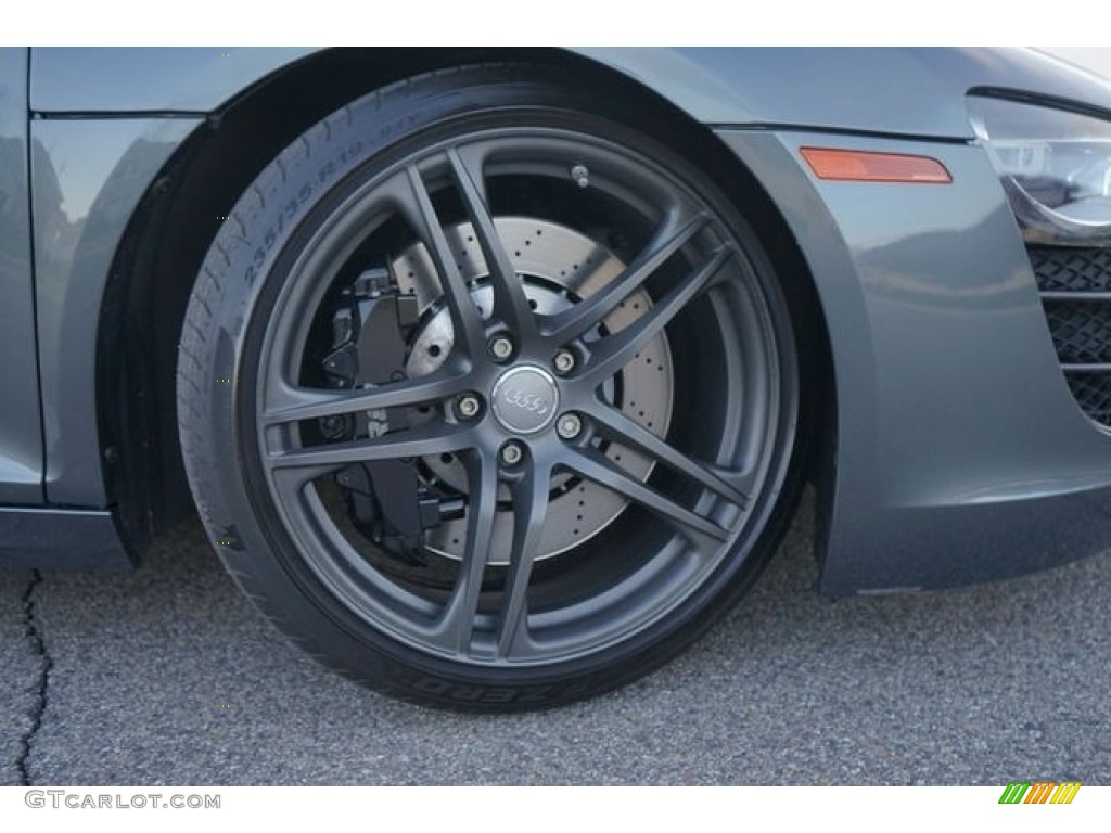 2011 R8 Spyder 5.2 FSI quattro - Daytona Grey Pearl Effect / Black Fine Nappa Leather photo #26