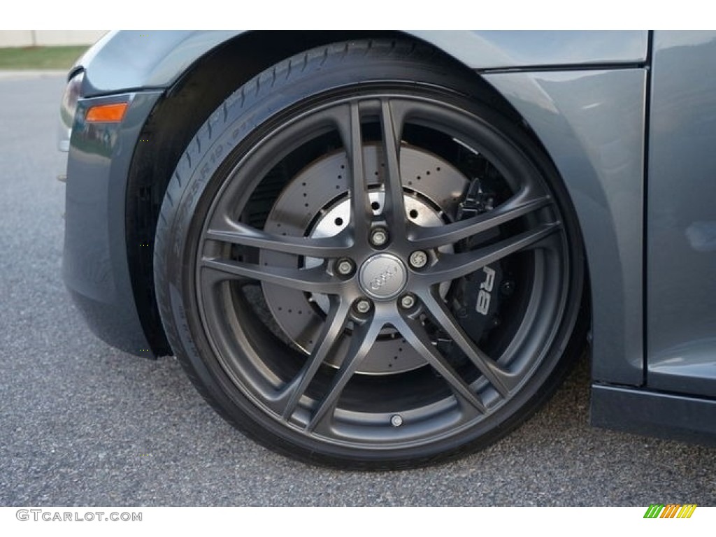 2011 R8 Spyder 5.2 FSI quattro - Daytona Grey Pearl Effect / Black Fine Nappa Leather photo #28