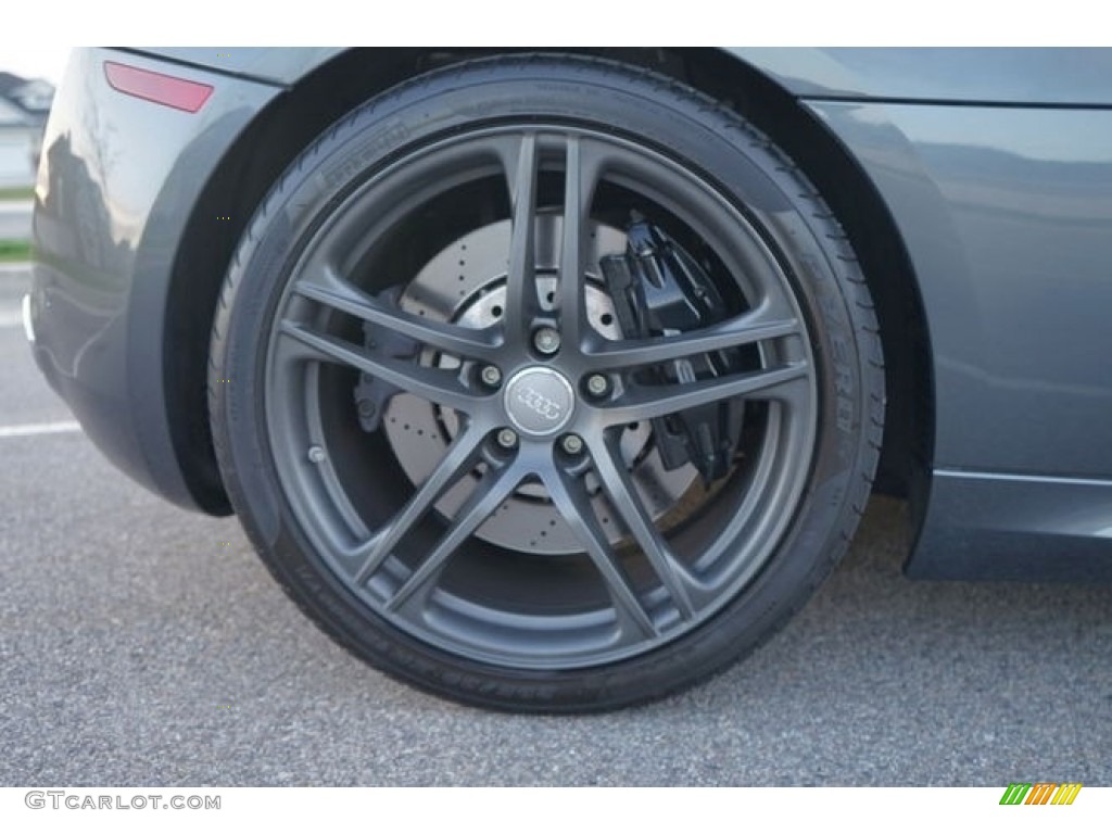 2011 R8 Spyder 5.2 FSI quattro - Daytona Grey Pearl Effect / Black Fine Nappa Leather photo #29