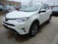 2018 Blizzard White Pearl Toyota RAV4 Limited AWD  photo #1