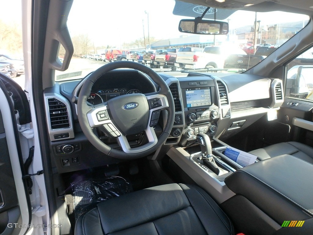 2018 F150 Lariat SuperCrew 4x4 - White Platinum / Black photo #12