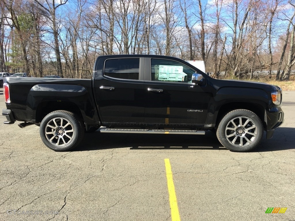 Onyx Black 2018 GMC Canyon Denali Crew Cab 4x4 Exterior Photo #126746070