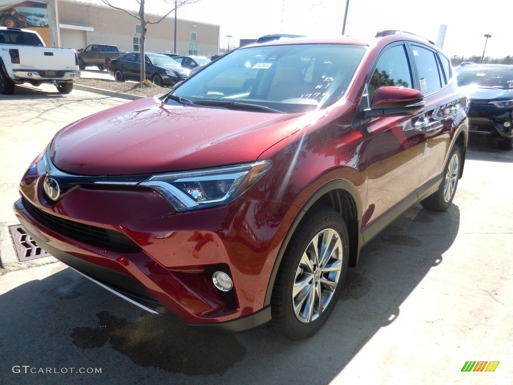 2018 RAV4 Limited AWD - Ruby Flare Pearl / Nutmeg photo #1