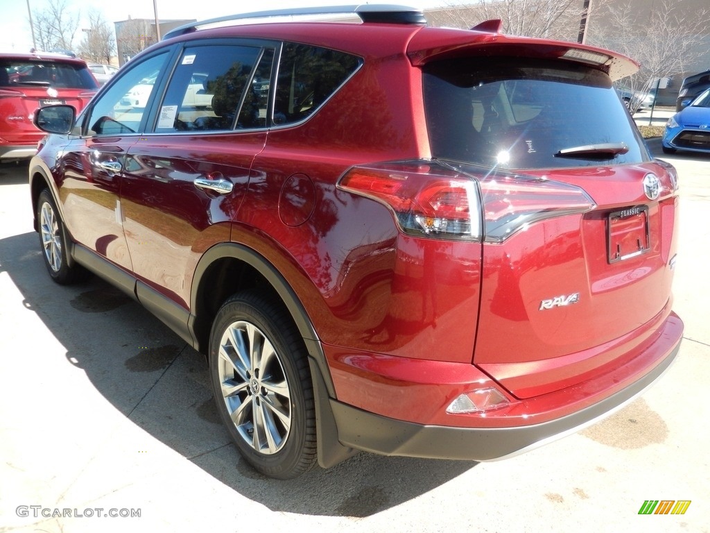 2018 RAV4 Limited AWD - Ruby Flare Pearl / Nutmeg photo #2