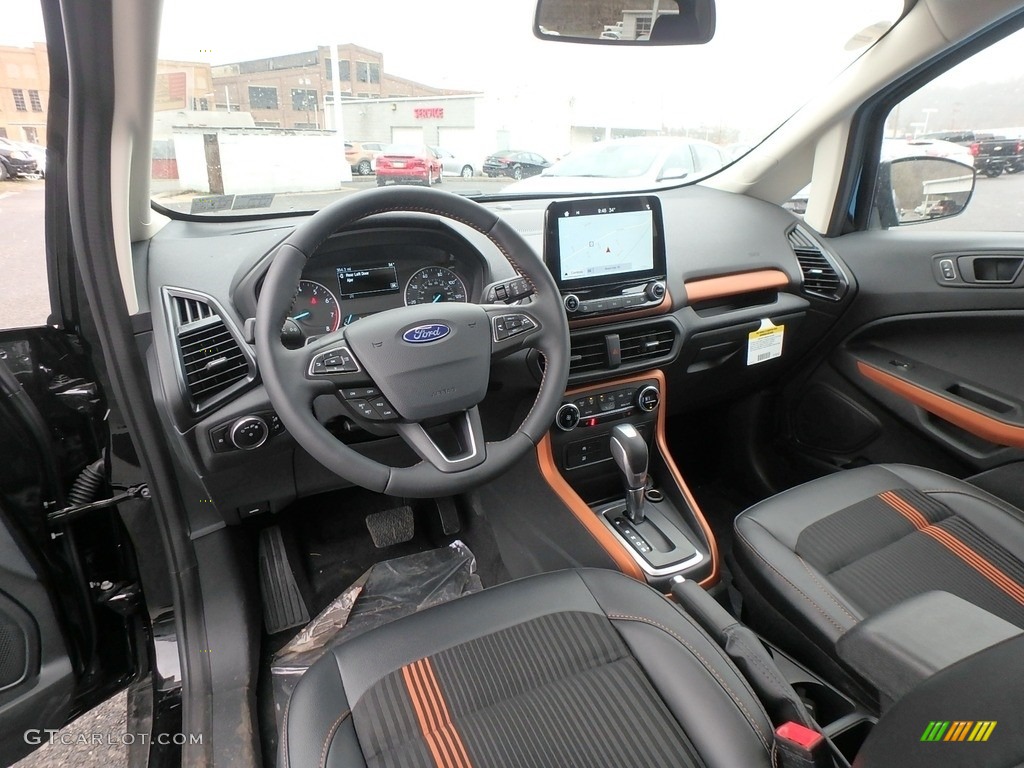 Ebony Black/Copper Interior 2018 Ford EcoSport SES 4WD Photo #126746475