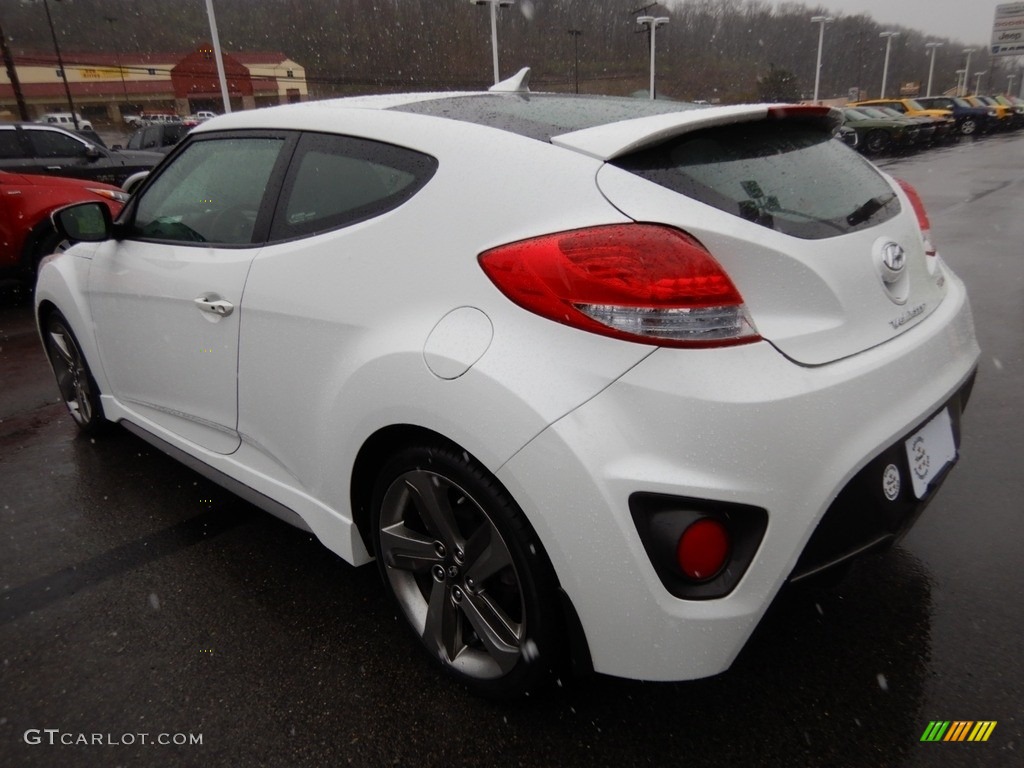 2013 Veloster Turbo - Elite White Pearl / Black photo #3