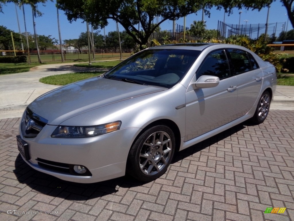 2007 TL 3.5 Type-S - Alabaster Silver Metallic / Ebony/Silver photo #1