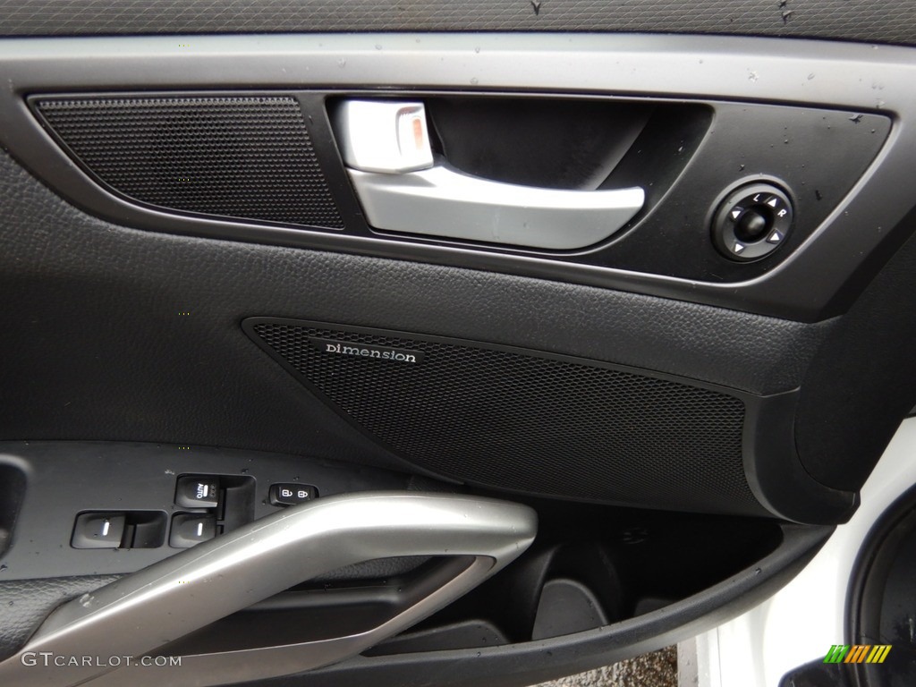 2013 Veloster Turbo - Elite White Pearl / Black photo #15