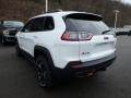 2019 Bright White Jeep Cherokee Trailhawk 4x4  photo #3