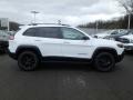 2019 Bright White Jeep Cherokee Trailhawk 4x4  photo #6