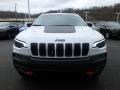 2019 Bright White Jeep Cherokee Trailhawk 4x4  photo #8