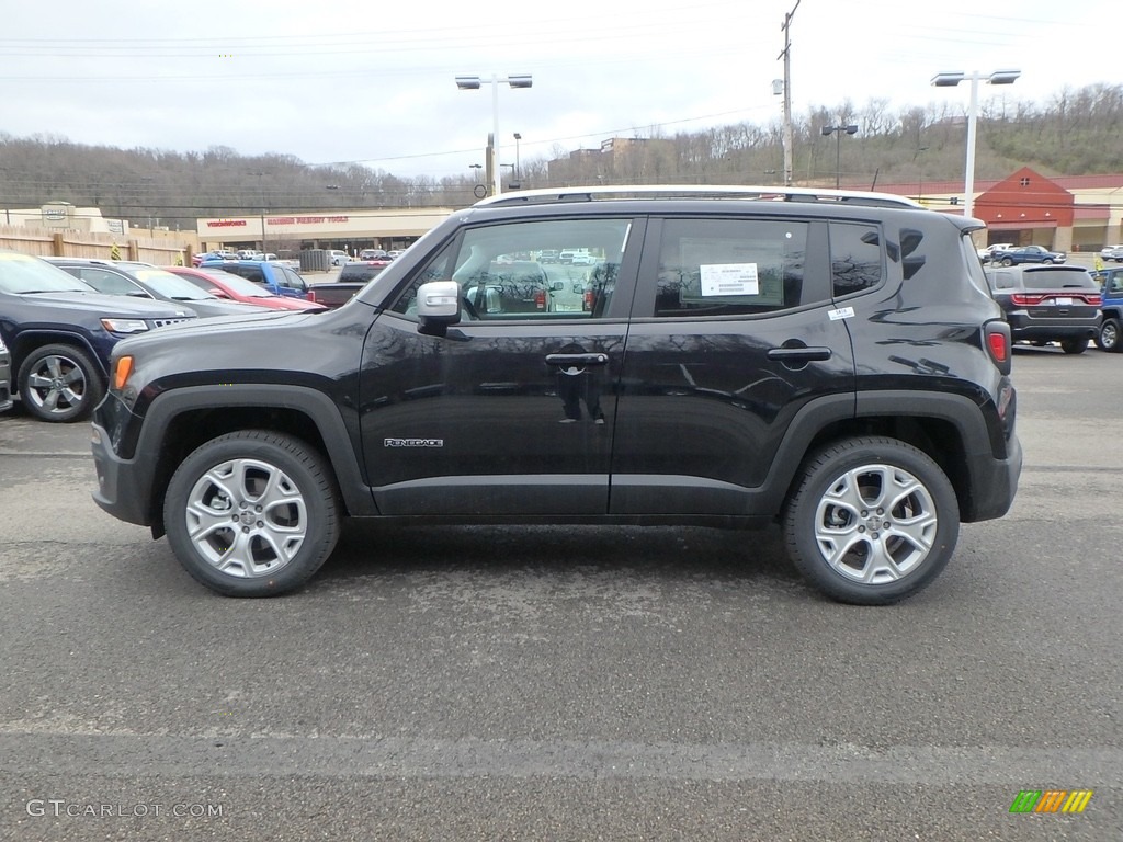 2018 Renegade Limited 4x4 - Black / Black photo #2