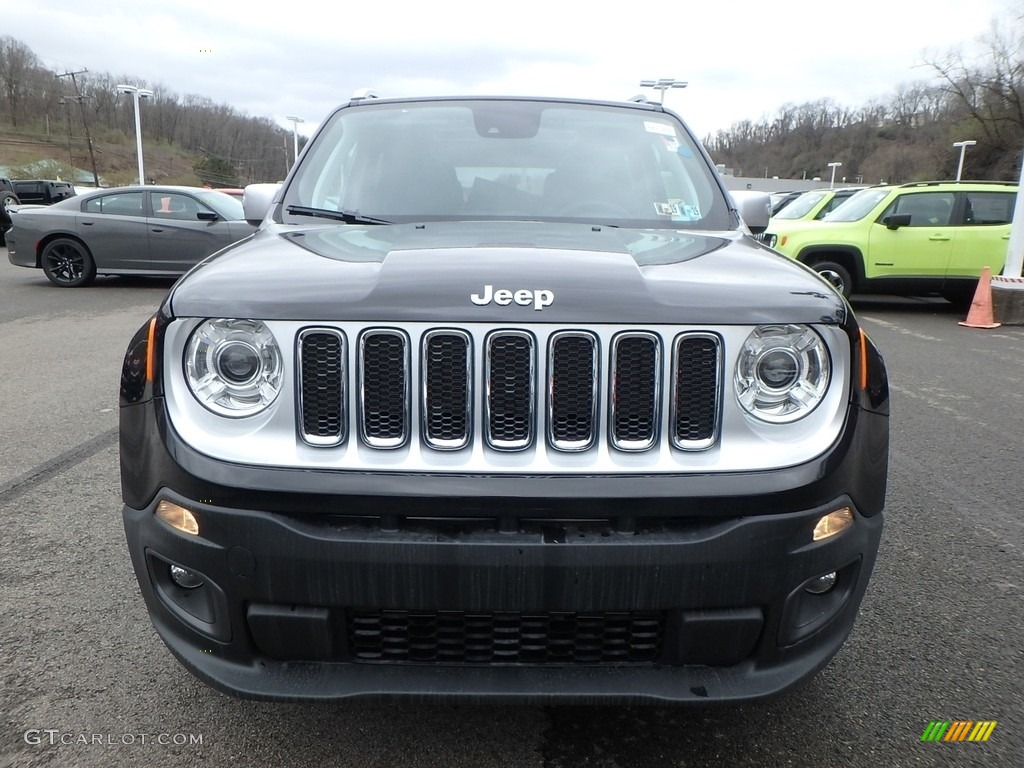 2018 Renegade Limited 4x4 - Black / Black photo #8