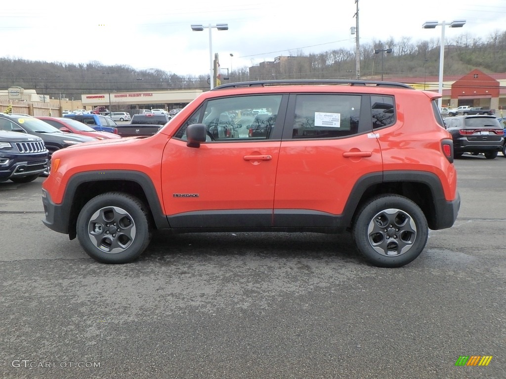 Omaha Orange 2018 Jeep Renegade Sport 4x4 Exterior Photo #126752568