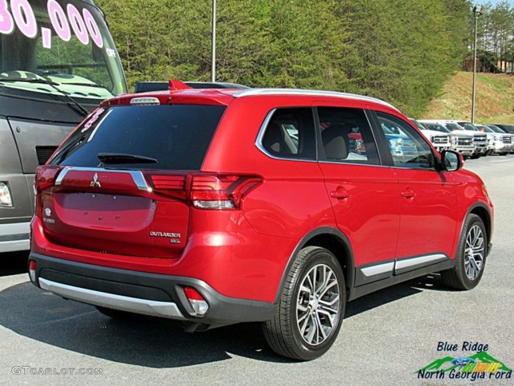 2018 Outlander SEL - Rally Red Metallic / Beige photo #5