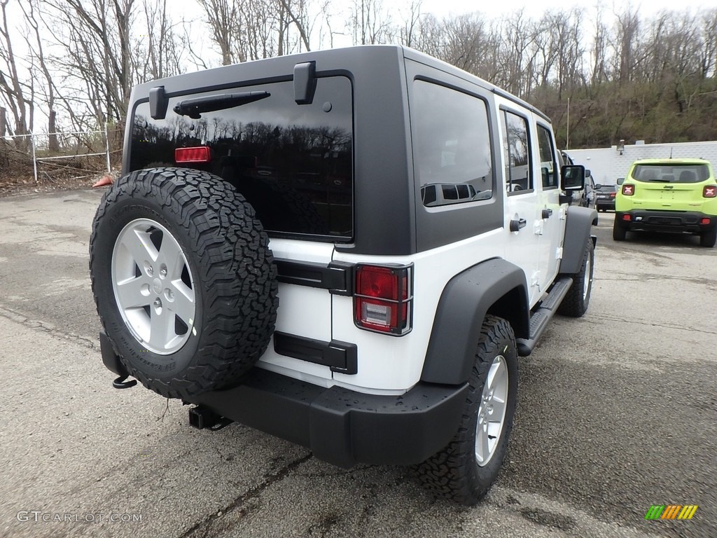 2018 Wrangler Unlimited Sport 4x4 - Bright White / Black photo #5