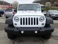 2018 Bright White Jeep Wrangler Unlimited Sport 4x4  photo #8