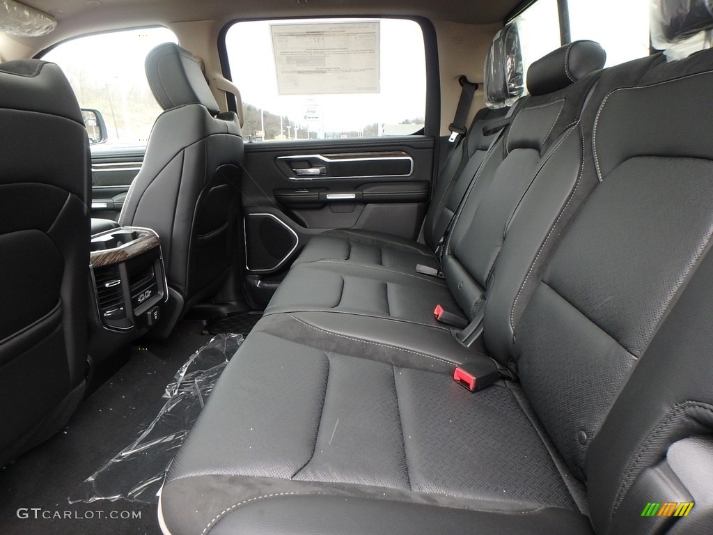 Black Interior 2019 Ram 1500 Laramie Crew Cab 4x4 Photo #126754794