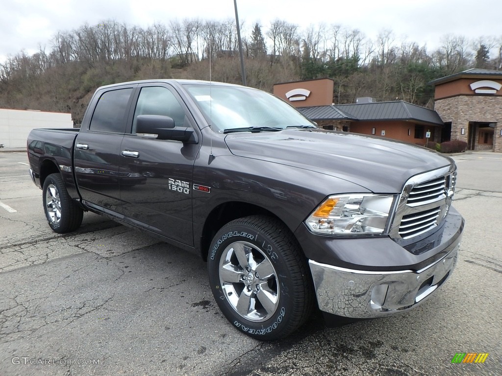 2018 1500 Big Horn Crew Cab 4x4 - Granite Crystal Metallic / Black/Diesel Gray photo #7
