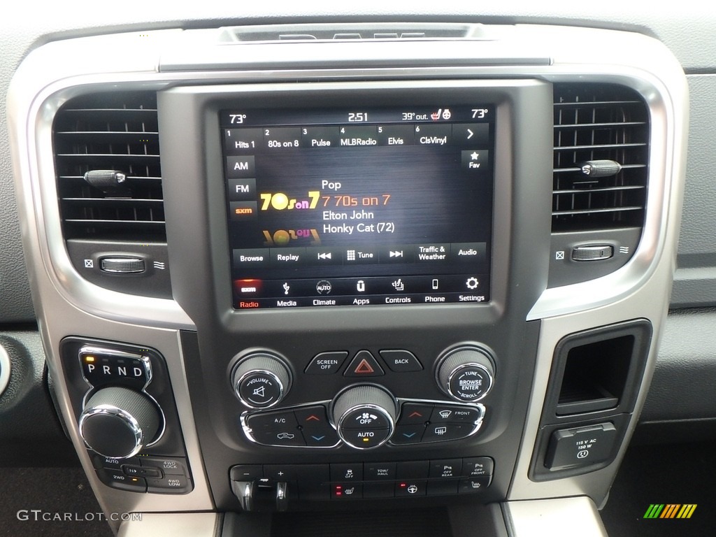 2018 1500 Big Horn Crew Cab 4x4 - Granite Crystal Metallic / Black/Diesel Gray photo #16