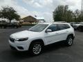 2019 Bright White Jeep Cherokee Latitude  photo #1