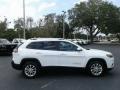 2019 Bright White Jeep Cherokee Latitude  photo #6