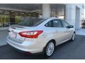 2014 Ingot Silver Ford Focus Titanium Sedan  photo #3