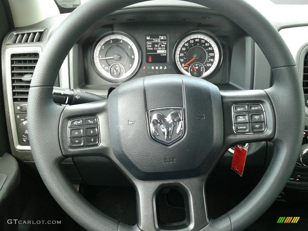 2018 1500 Express Crew Cab 4x4 - Blue Streak Pearl / Black/Diesel Gray photo #14