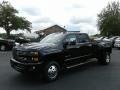 Black 2018 Chevrolet Silverado 3500HD LTZ Crew Cab Dual Rear Wheel 4x4