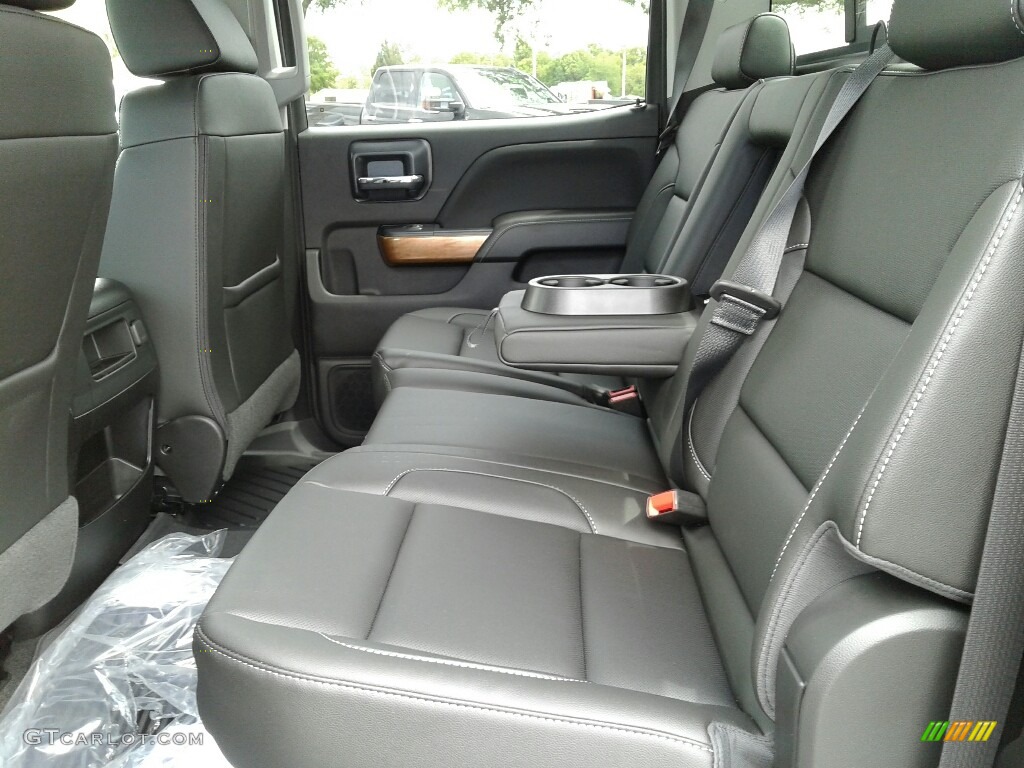 Jet Black Interior 2018 Chevrolet Silverado 3500HD LTZ Crew Cab Dual Rear Wheel 4x4 Photo #126759348