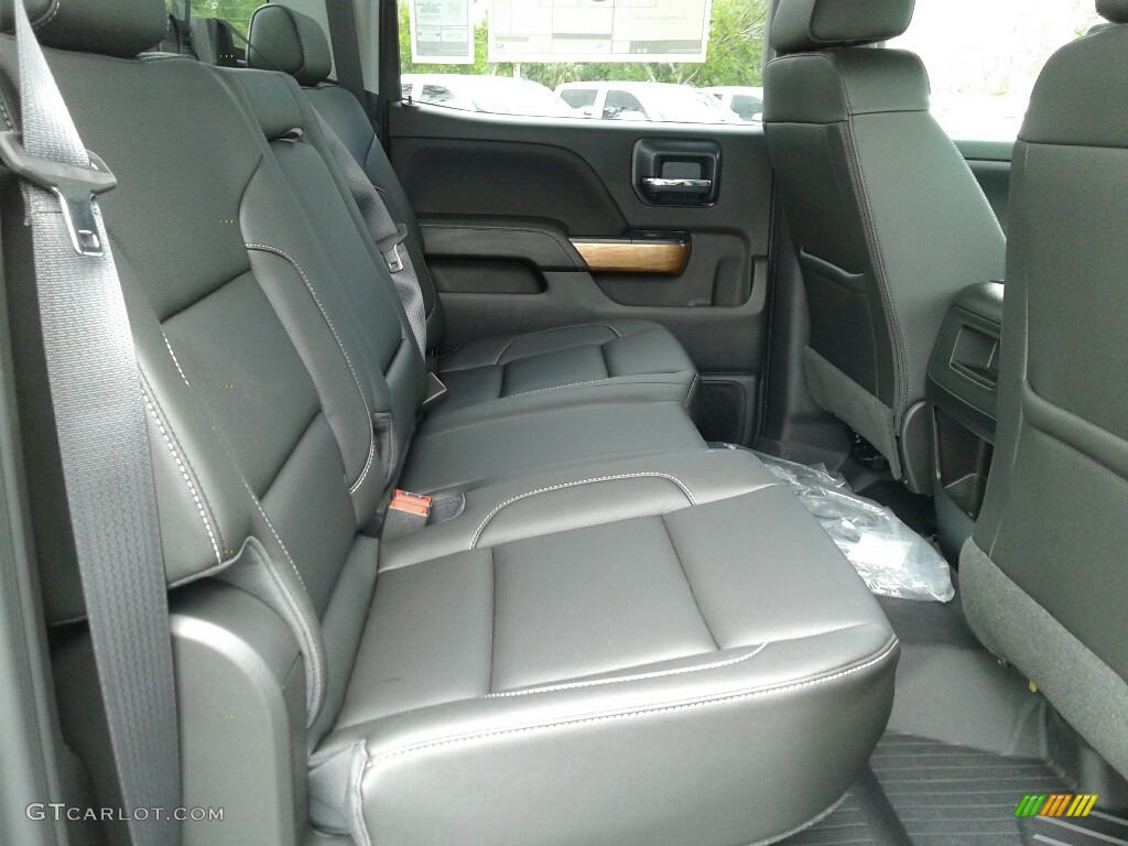 Jet Black Interior 2018 Chevrolet Silverado 3500HD LTZ Crew Cab Dual Rear Wheel 4x4 Photo #126759351