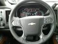 Jet Black 2018 Chevrolet Silverado 3500HD LTZ Crew Cab Dual Rear Wheel 4x4 Steering Wheel