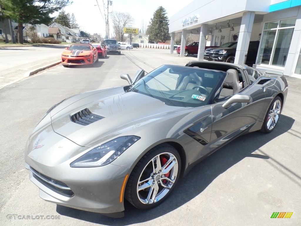 2016 Corvette Stingray Coupe - Shark Gray Metallic / Jet Black photo #2