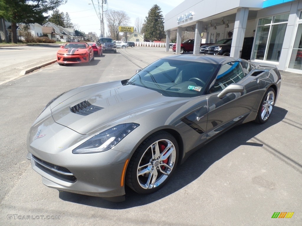 2016 Corvette Stingray Coupe - Shark Gray Metallic / Jet Black photo #4