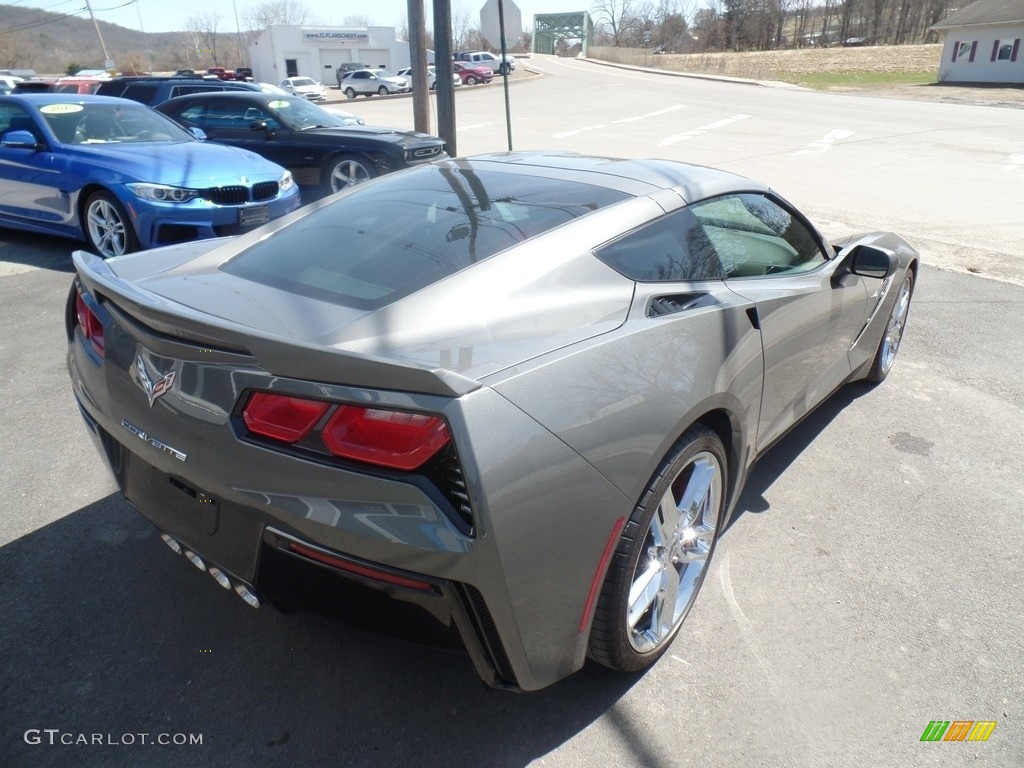2016 Corvette Stingray Coupe - Shark Gray Metallic / Jet Black photo #8