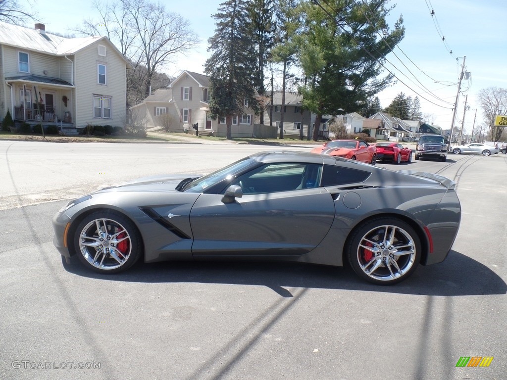 2016 Corvette Stingray Coupe - Shark Gray Metallic / Jet Black photo #11