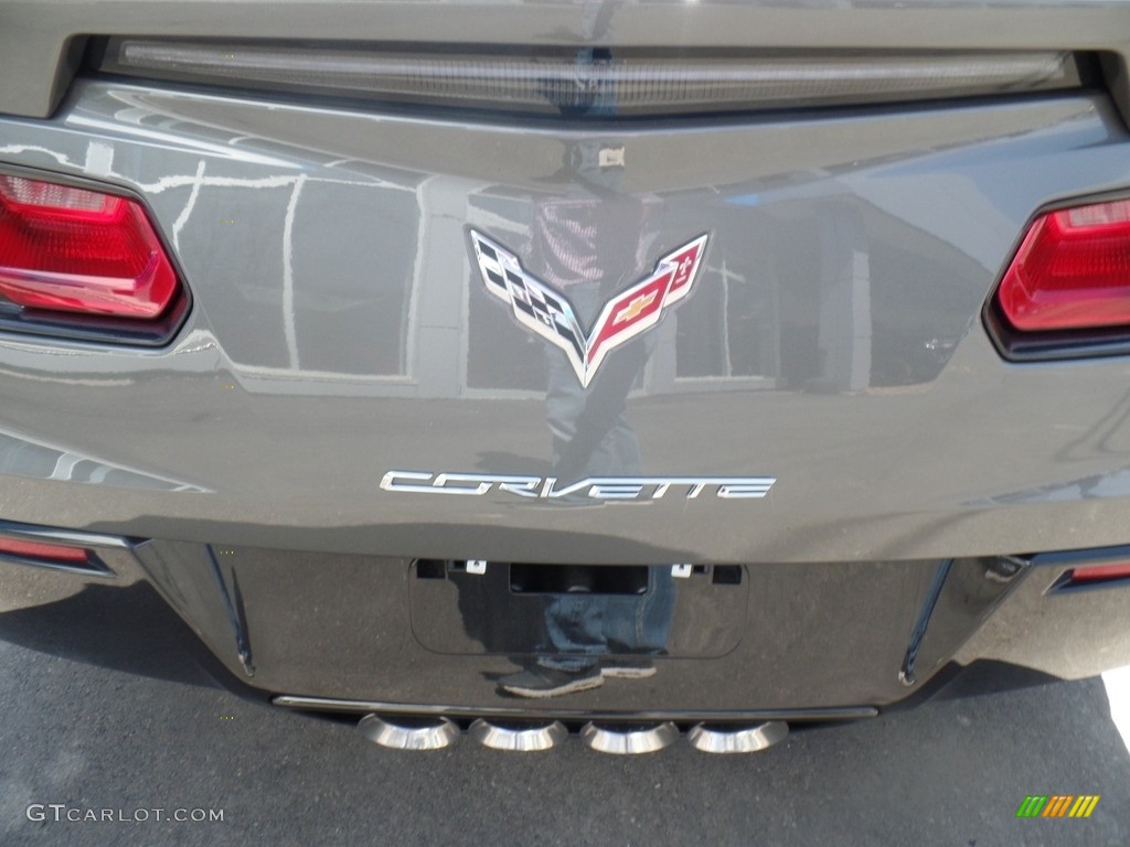 2016 Corvette Stingray Coupe - Shark Gray Metallic / Jet Black photo #15