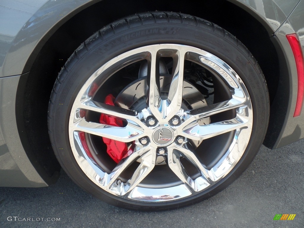 2016 Corvette Stingray Coupe - Shark Gray Metallic / Jet Black photo #16