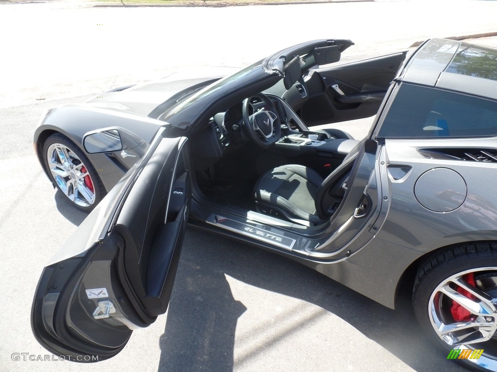 2016 Corvette Stingray Coupe - Shark Gray Metallic / Jet Black photo #20