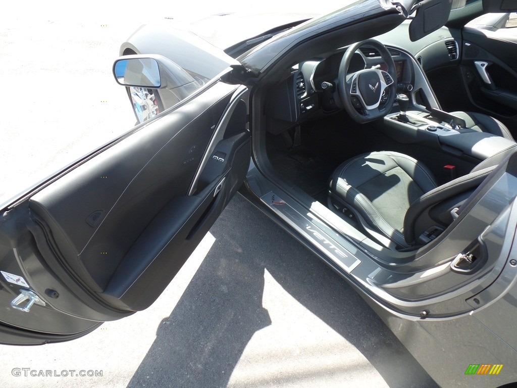 2016 Corvette Stingray Coupe - Shark Gray Metallic / Jet Black photo #21