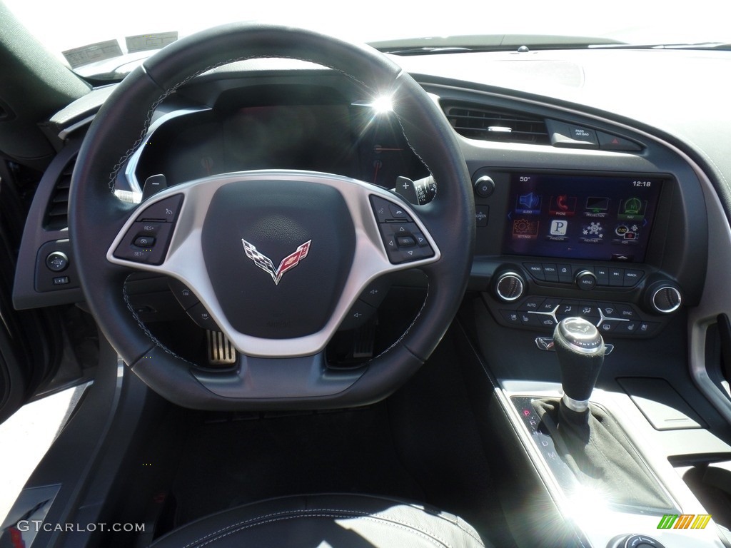 2016 Corvette Stingray Coupe - Shark Gray Metallic / Jet Black photo #26