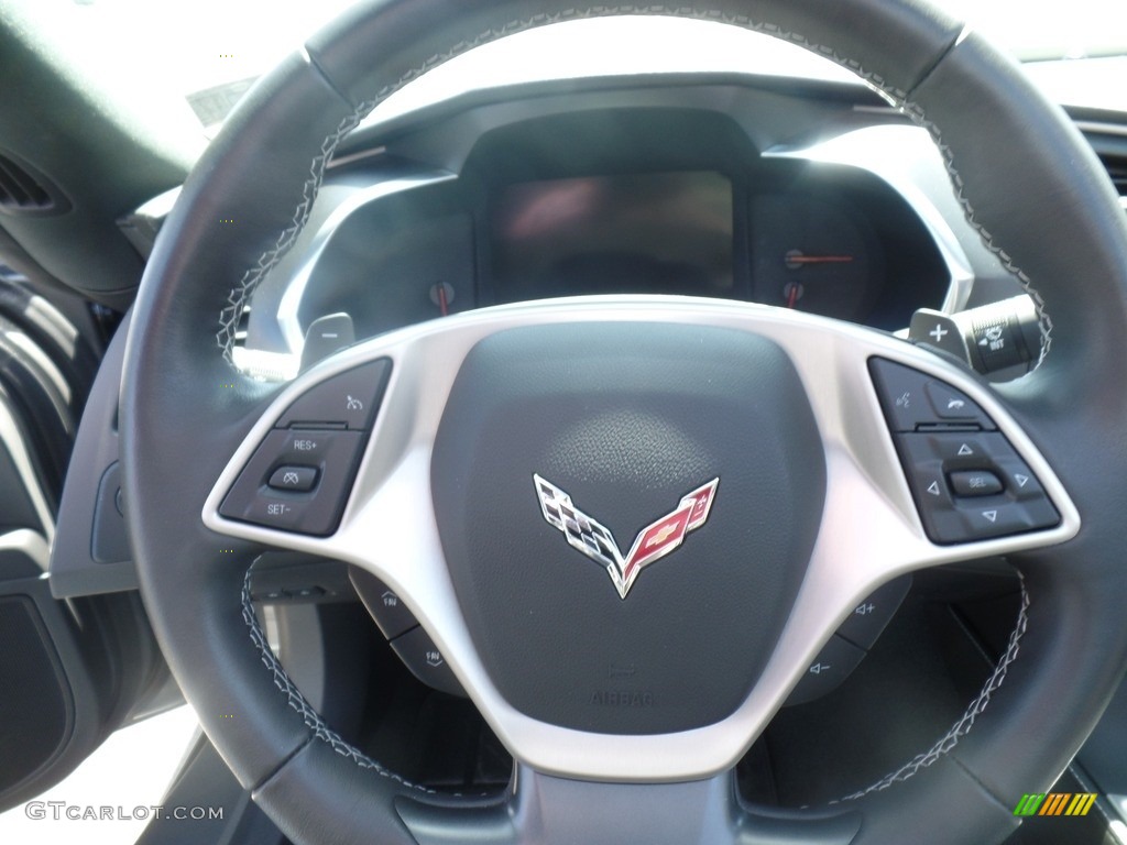 2016 Corvette Stingray Coupe - Shark Gray Metallic / Jet Black photo #27