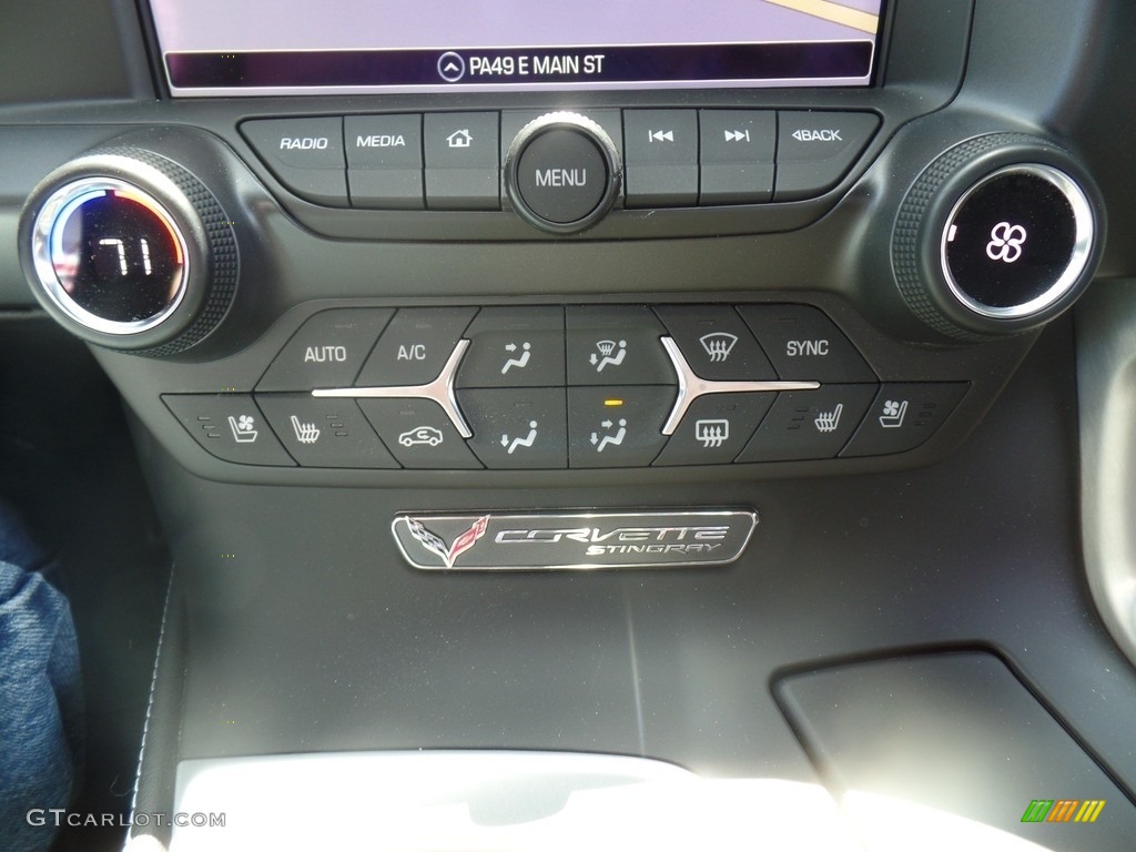 2016 Corvette Stingray Coupe - Shark Gray Metallic / Jet Black photo #41