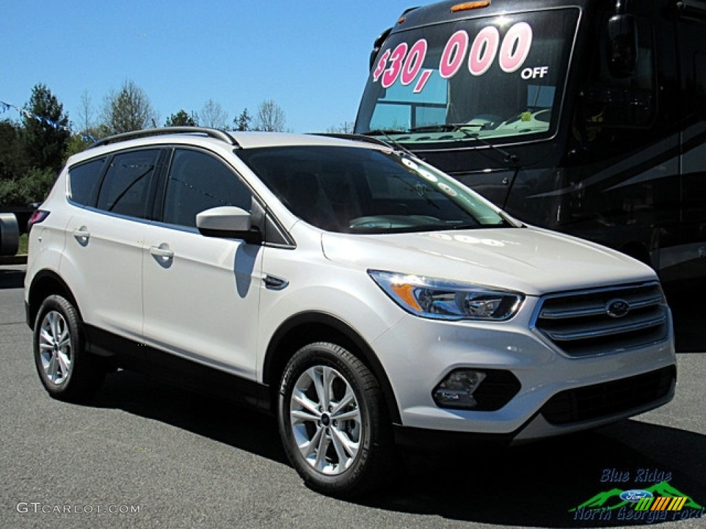 2018 Escape SE 4WD - White Platinum / Medium Light Stone photo #7