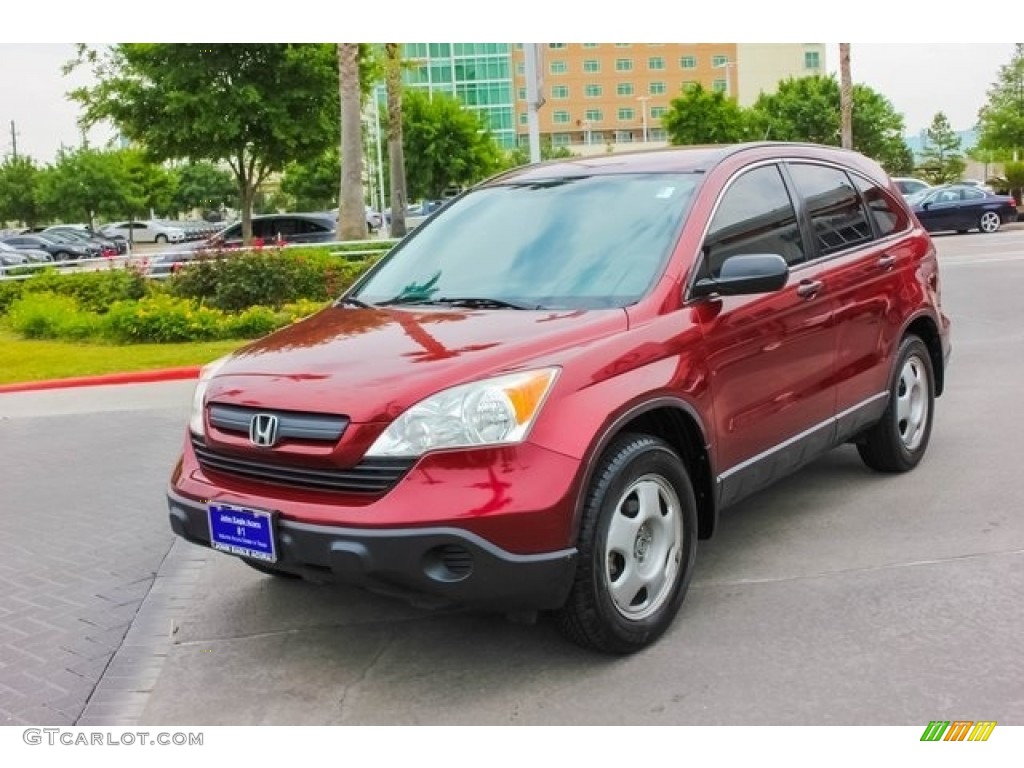 2008 CR-V LX - Tango Red Pearl / Gray photo #3